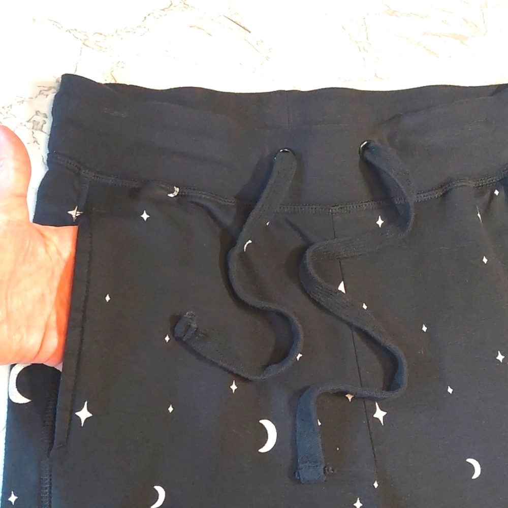 Thread + Supply Celestial Printed Black Sweatpant Joggers, Size XS - Picture 4 of 6